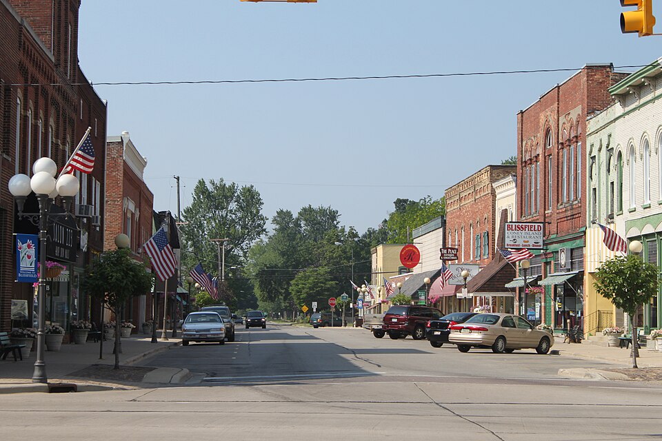 Photograph of Blissfield Downtown Historic District