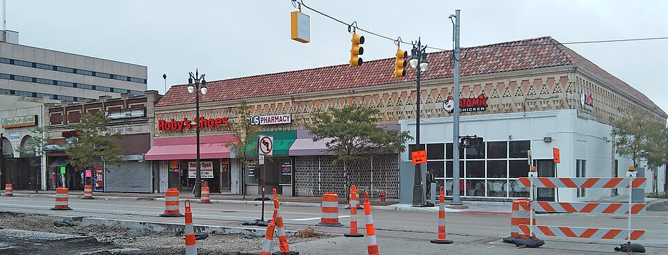 Photograph of New Center Commercial Historic District