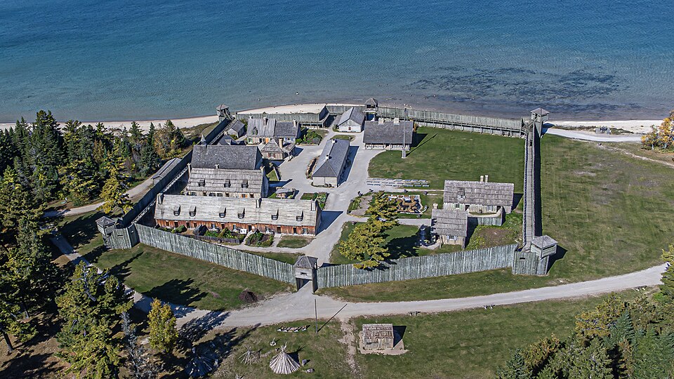 Photograph of Fort Michilimackinac