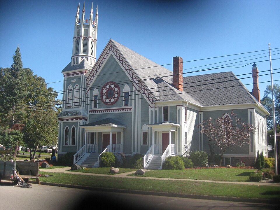 Photograph of First Congregational Church of Ovid