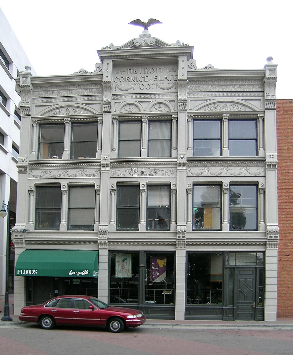 Photograph of Detroit Cornice and Slate Company Building