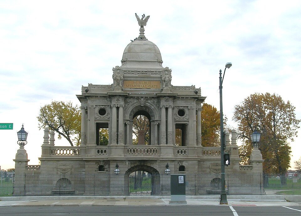 Photograph of Hurlbut Memorial Gate