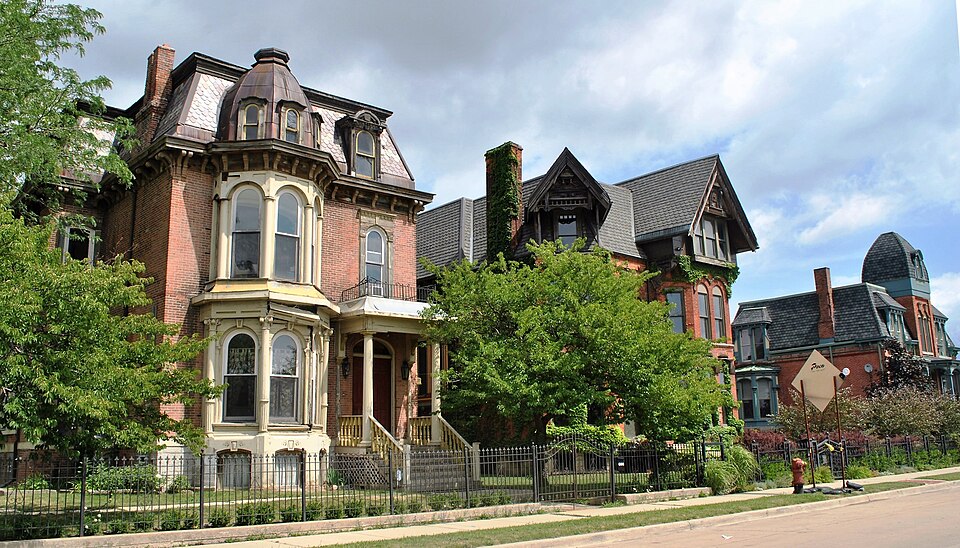 Photograph of Brush Park Historic District
