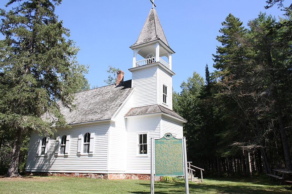 Photograph of Jacobsville Finnish Lutheran Church