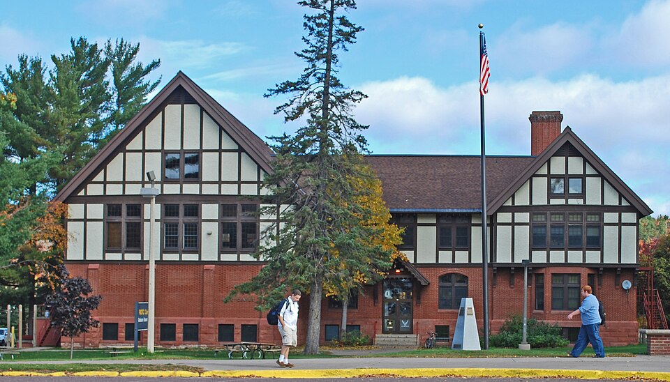 Photograph of College Club House and Gymnasium