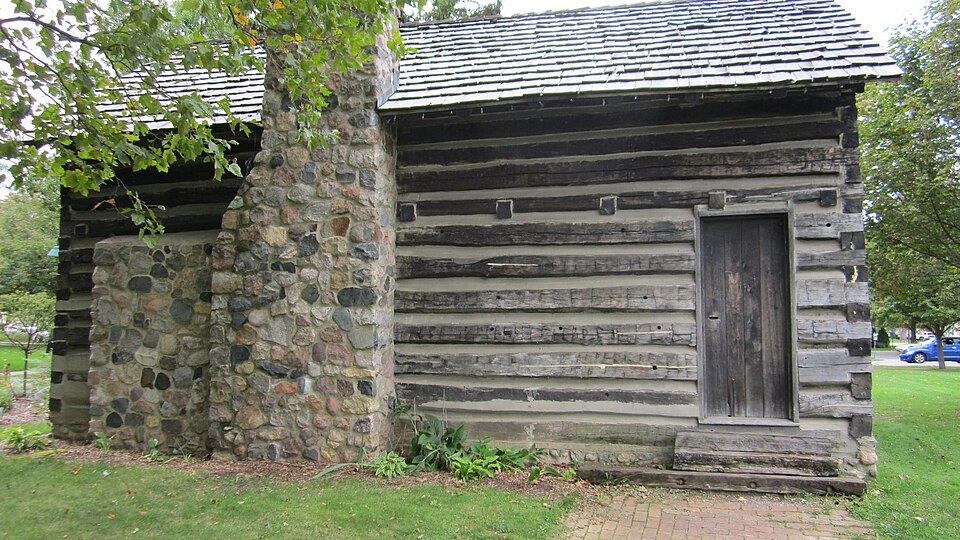 Photograph of Elias Comstock Cabin