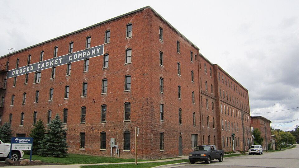 Photograph of Lyman Woodard Furniture and Casket Company Building