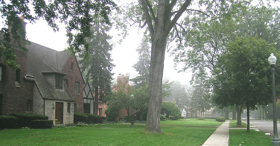 Photograph of Palmer Woods Historic District