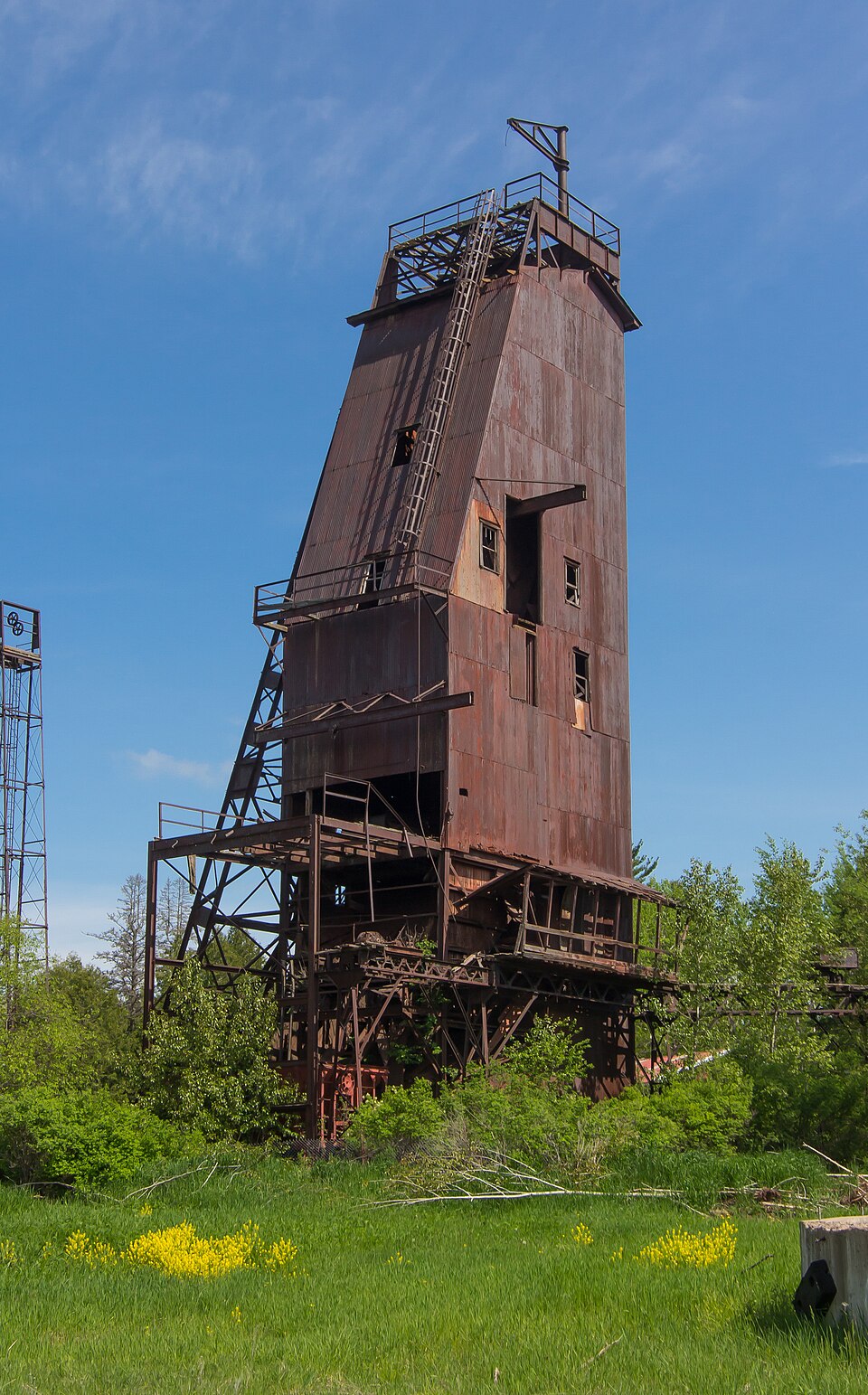 Photograph of Caspian Mine Headframe