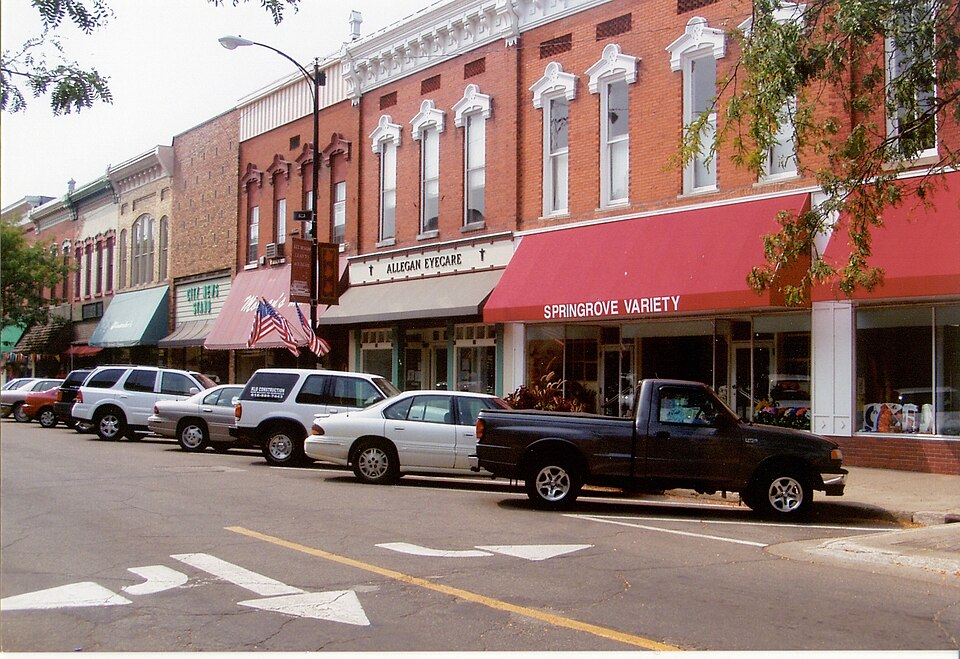 Photograph of Downtown Allegan Historic District