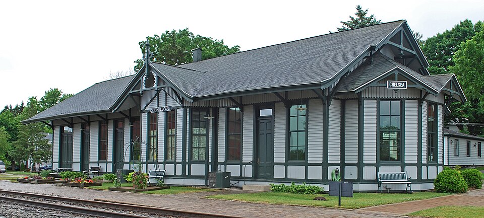 Photograph of Michigan Central Railroad Chelsea Depot