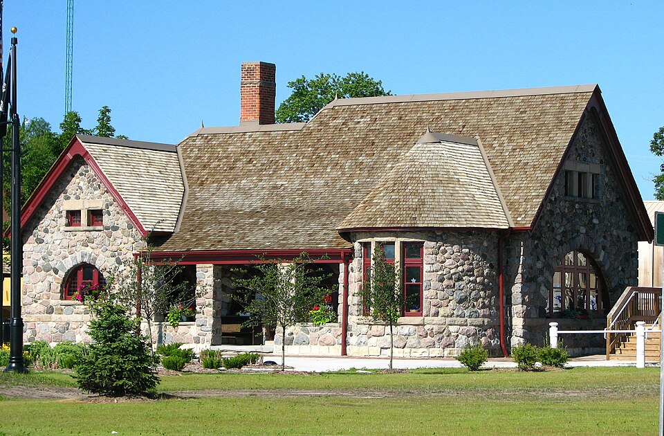 Photograph of Michigan Central Railroad Standish Depot