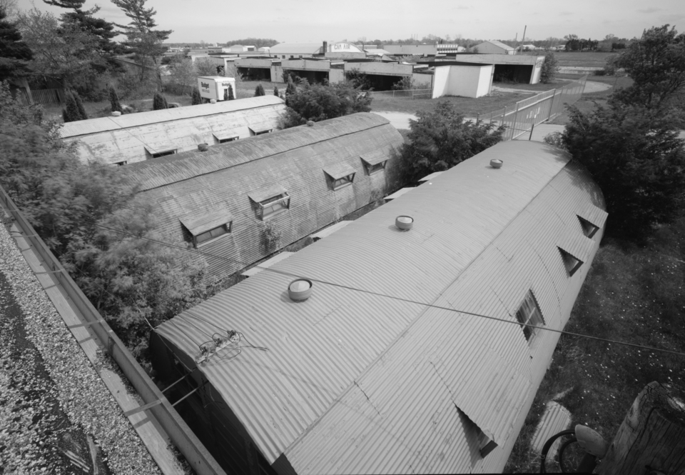 Photograph of Lansing Civil Air Patrol Quonset Huts