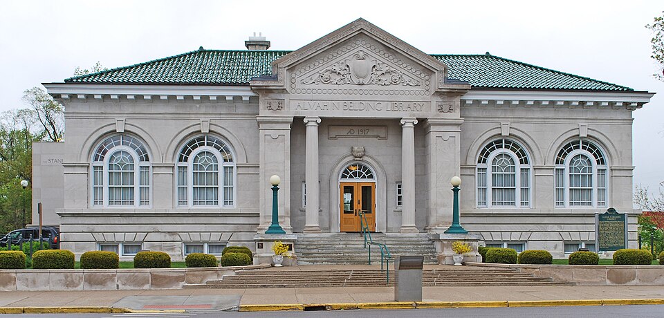Photograph of Alvah N. Belding Memorial Library