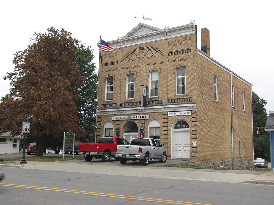 Photograph of Port Sanilac Masonic and Town Hall