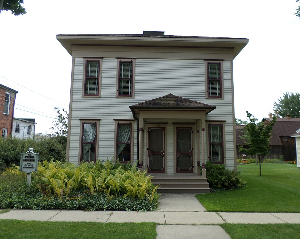 Photograph of Hezekiah W. and Sarah E. Fishell Cobb House