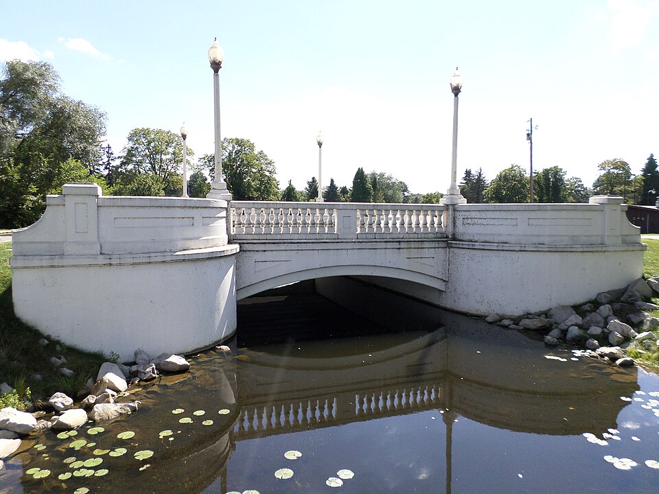 Photograph of Denton Road-Sparks Foundation Park Pond Bridge