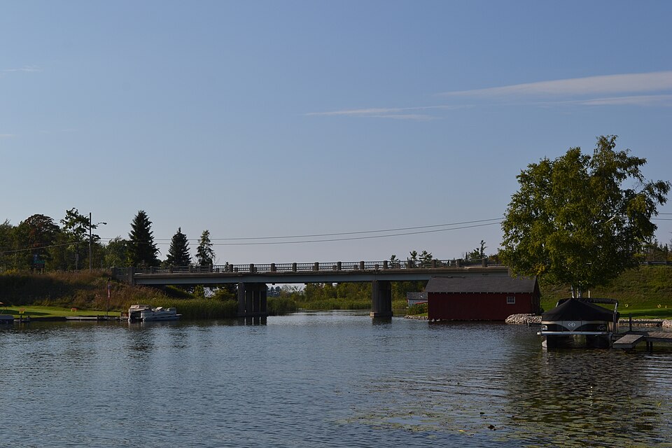 Photograph of Lake Leelanau Narrows Bridge