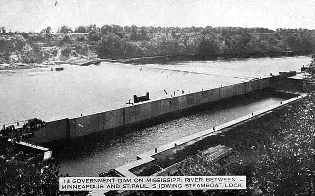 Photograph of Meeker Island Lock and Dam
