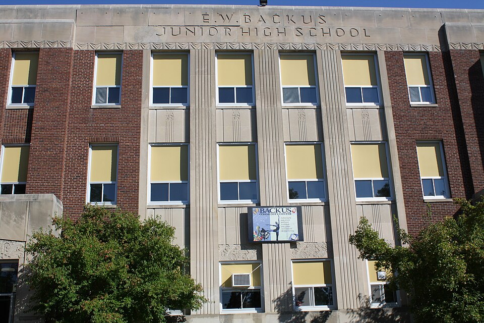 Photograph of Alexander Baker School and E.W. Backus Junior High School