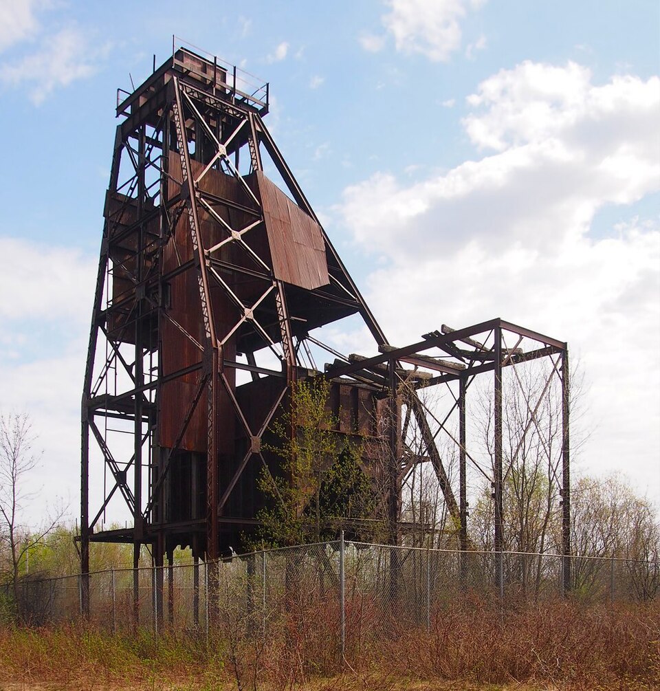 Photograph of Bruce Mine Headframe