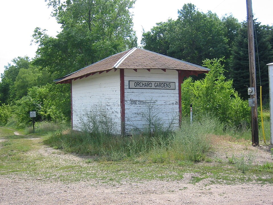 Photograph of Minneapolis Saint Paul Rochester & Dubuque Electric Traction Company Depot