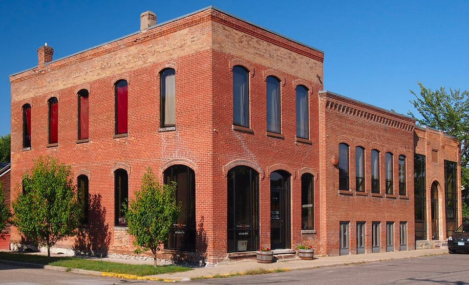 Photograph of Eagle Newspaper Office