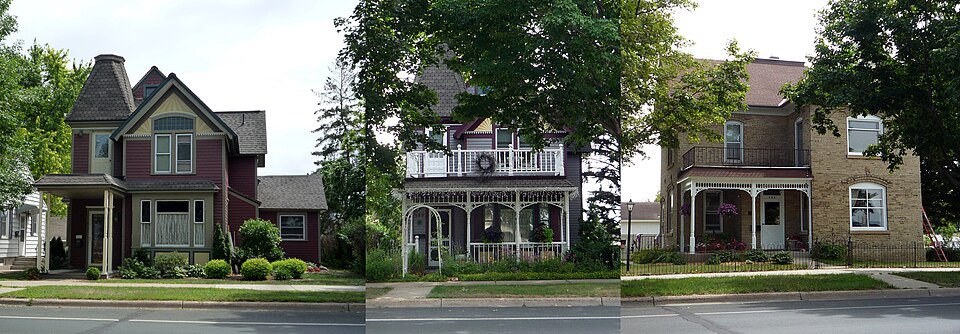 Photograph of West Main Street Houses