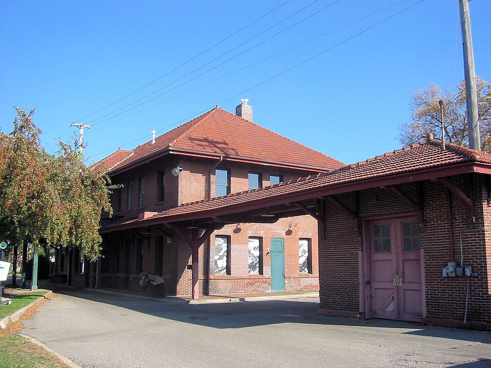 Photograph of Chicago Great Western Depot