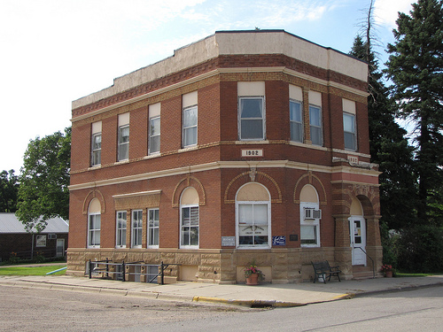 Photograph of Clements State Bank Building