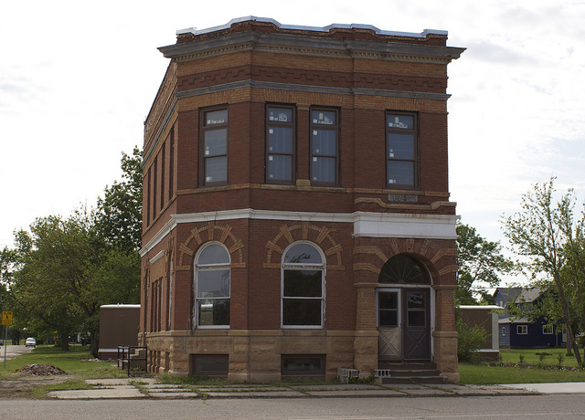 Photograph of Milroy State Bank Building