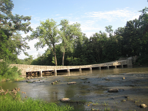 Photograph of Ramsey Park Swayback Bridge