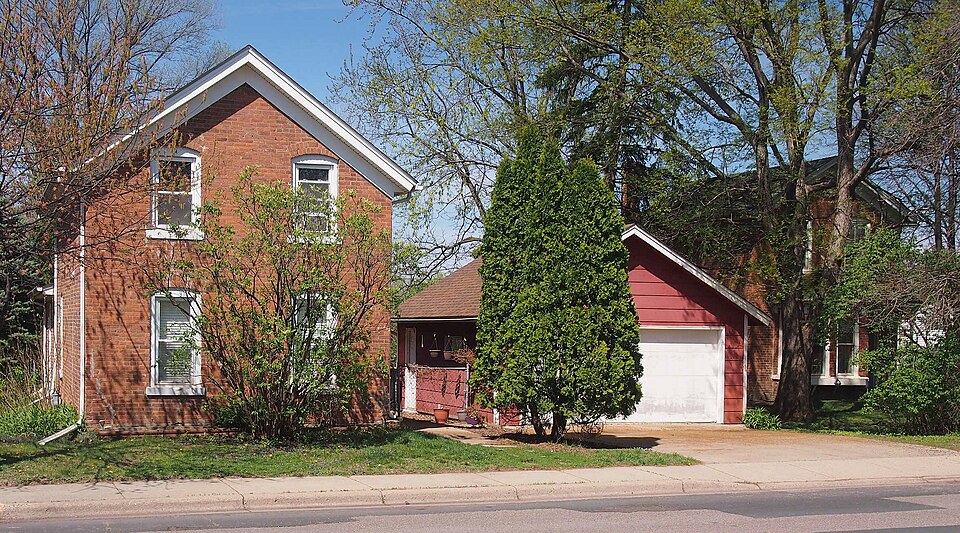 Photograph of Early Shakopee Houses
