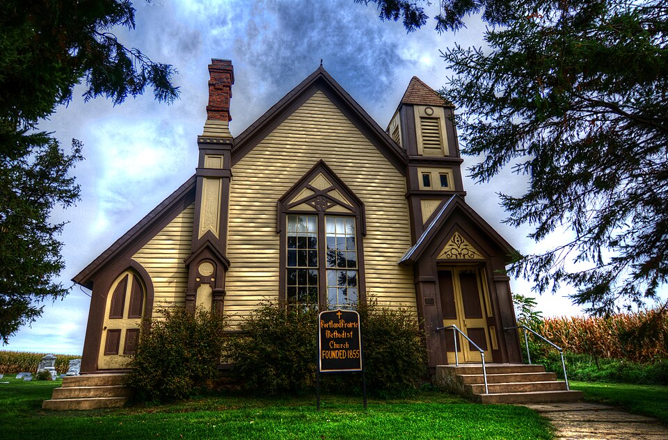 Photograph of Portland Prairie Methodist Episcopal Church