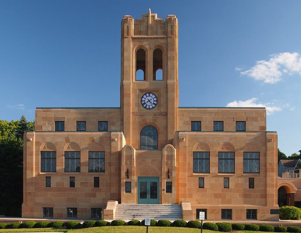 Photograph of Thomas Scott Buckham Memorial Library