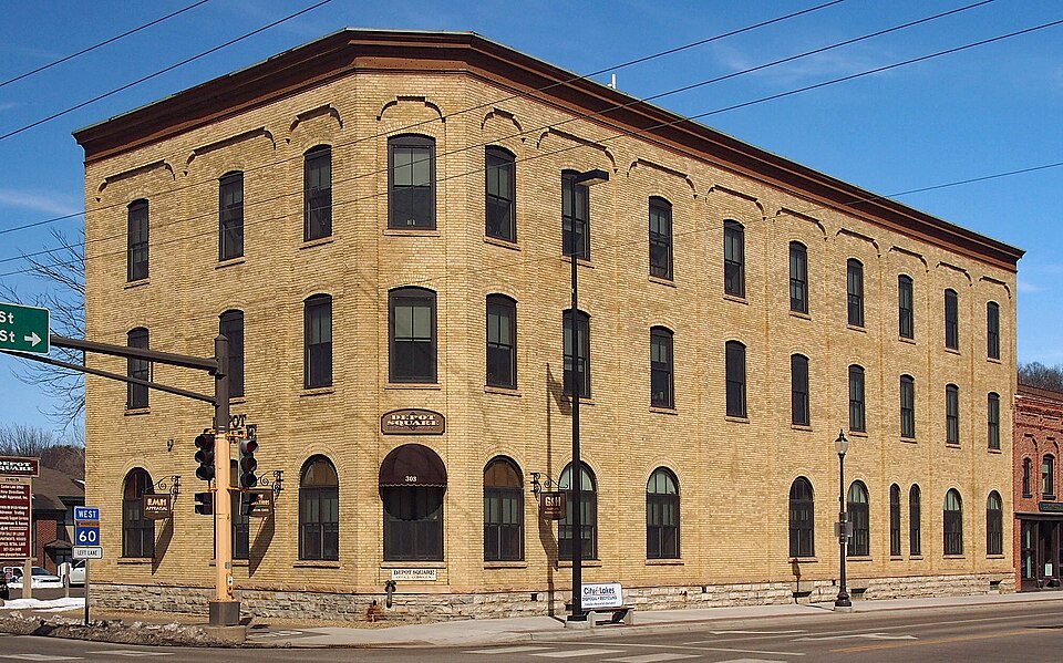 Photograph of Theopold Mercantile Co. Wholesale Grocery Building