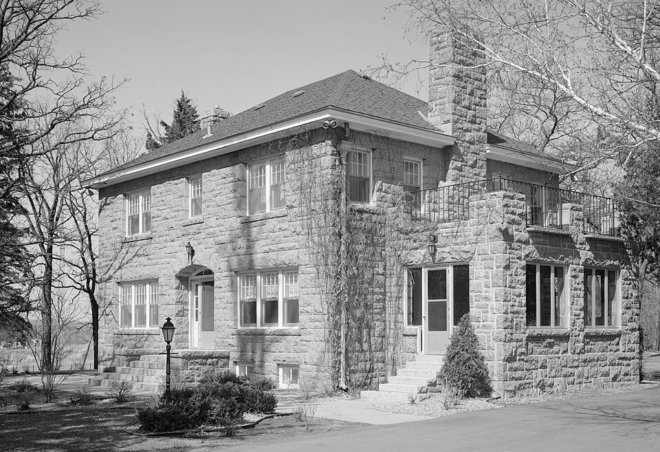 Photograph of Clark and McCormack Quarry and House