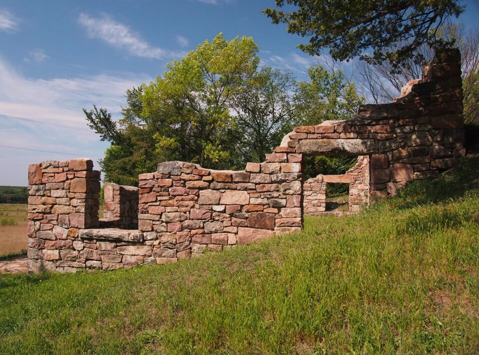 Photograph of Joseph Brown House Ruins