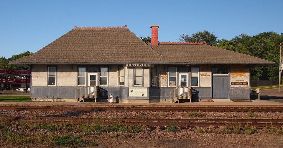 Photograph of Chicago, Milwaukee and St. Paul Depot