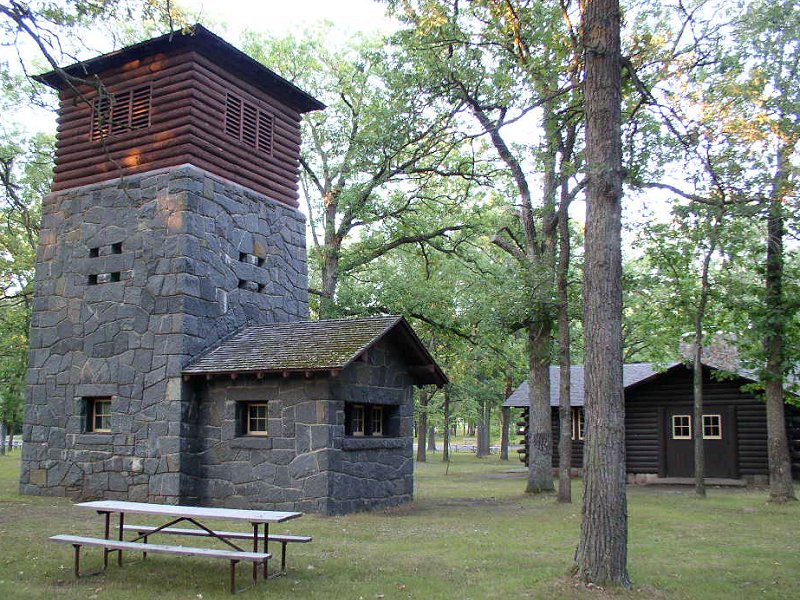Photograph of Charles A. Lindbergh State Park WPA/Rustic Style Historic Resources