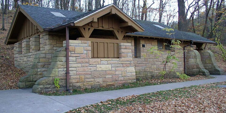 Photograph of Minneopa State Park WPA/Rustic Style Historic Resources