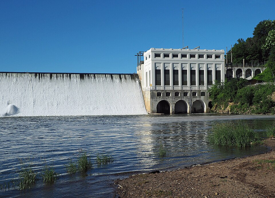 Photograph of Lake Zumbro Hydroelectric Generating Plant