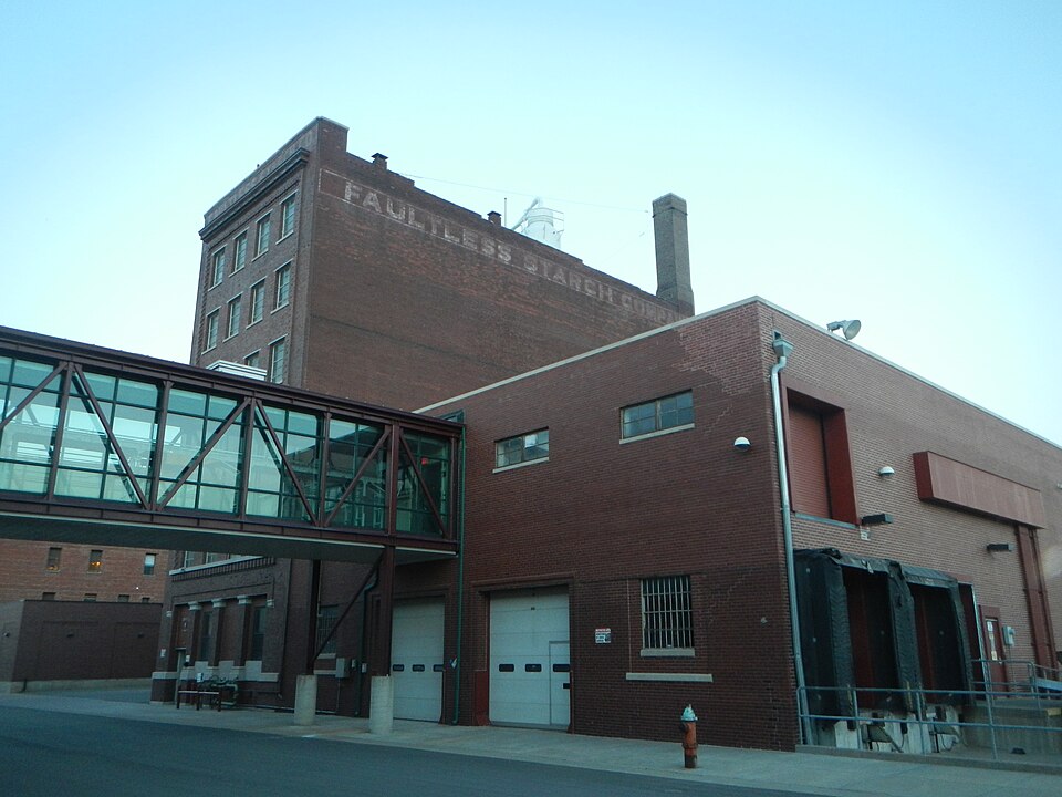 Photograph of Faultless Starch Company Building