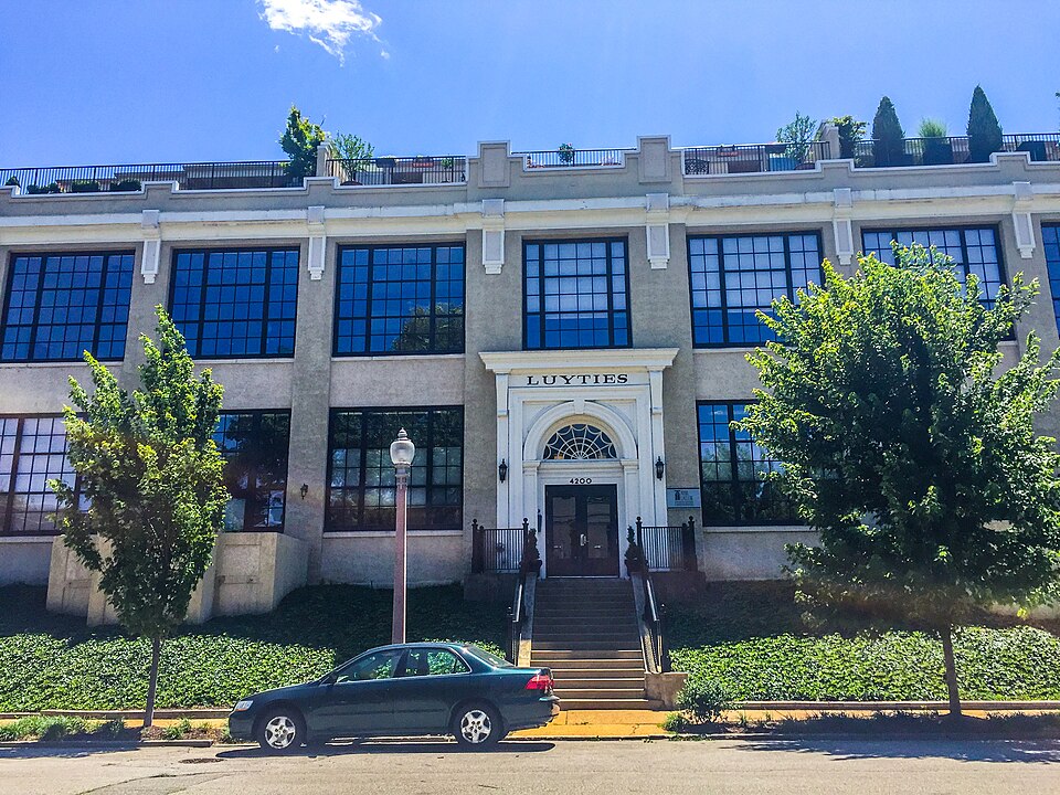 Photograph of Luyties Homeopathic Pharmacy Company Building