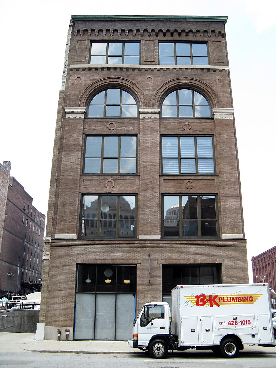 Photograph of Spool Cotton Co. Building