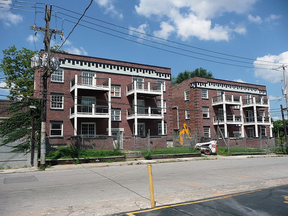 Photograph of Paris and Weaver Apartment Buildings