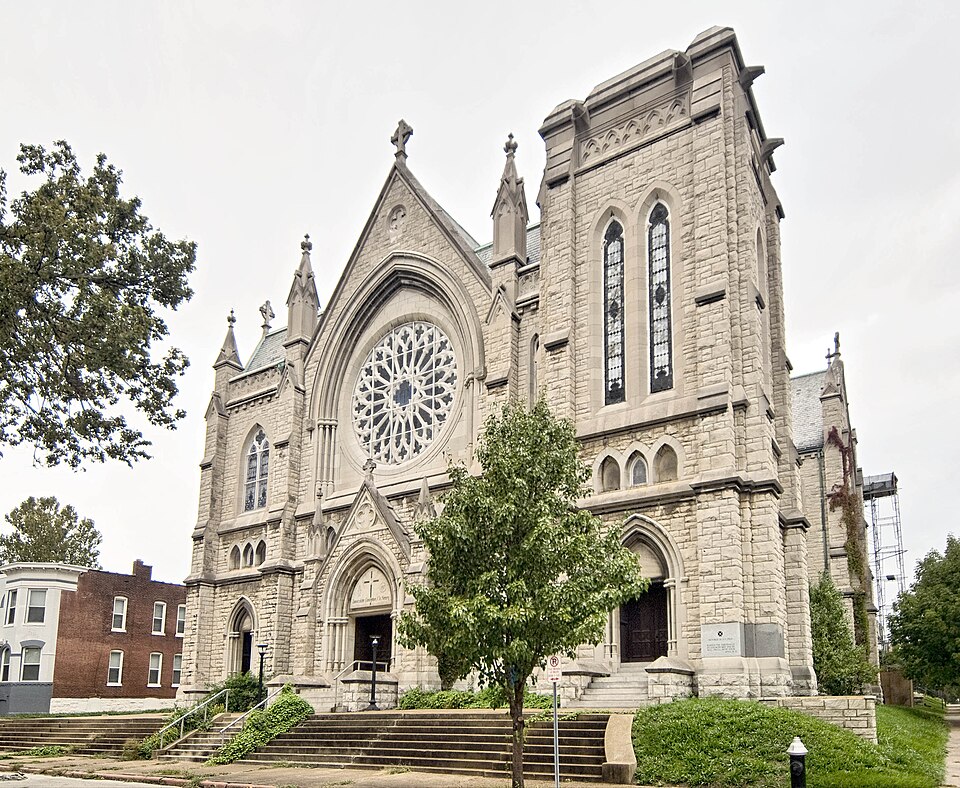 Photograph of Immaculate Conception Church and Rectory