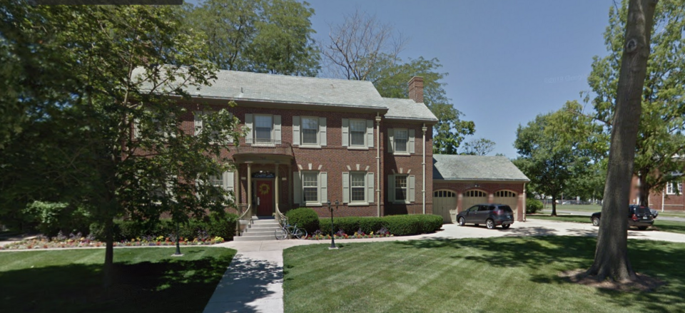 Photograph of Drs. George and Blanche Laughlin House