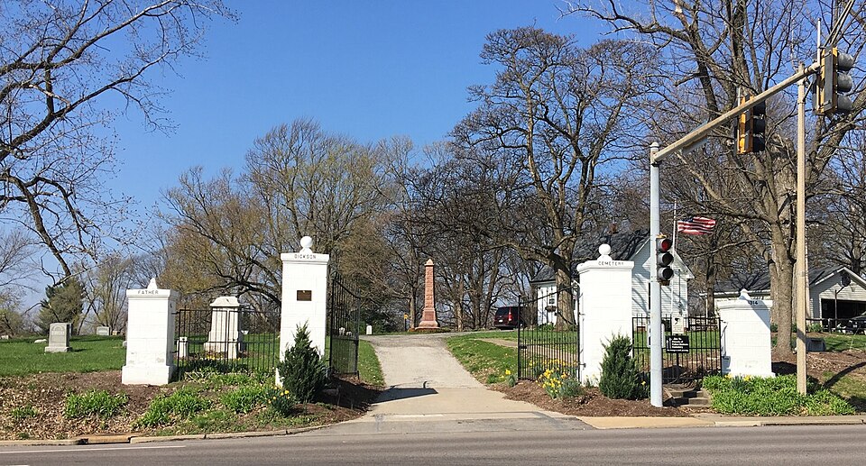 Photograph of Father Dickson Cemetery