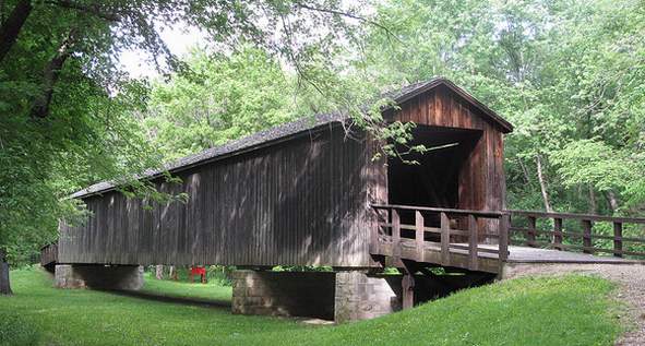 Photograph of Locust Creek Covered Bridge